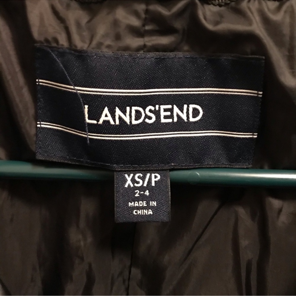 Lands' End Women's Black Puffer Jacket - Picture 4 of 7